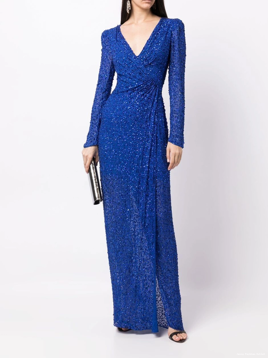 Affordable Packham gown Women sequin gathered Bobbie Jenny 0408